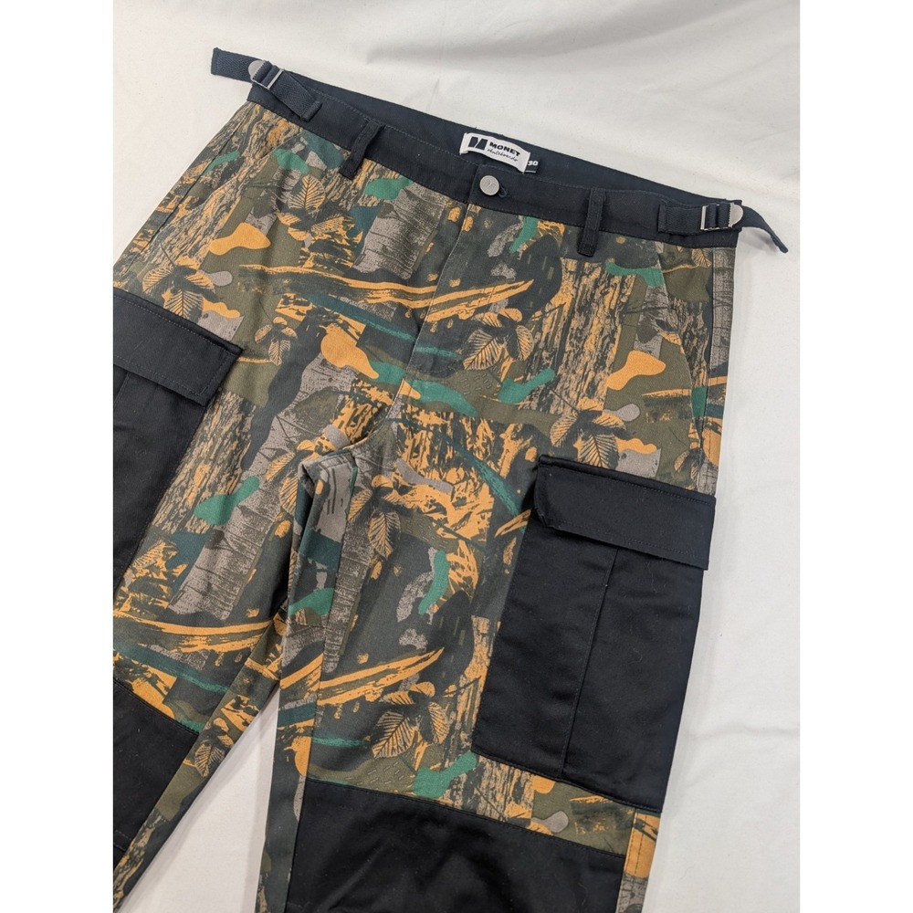 Monet Skateboards Pant 32x29 Baggy Double Knee Camo Cargo Y2K Skater Pants
